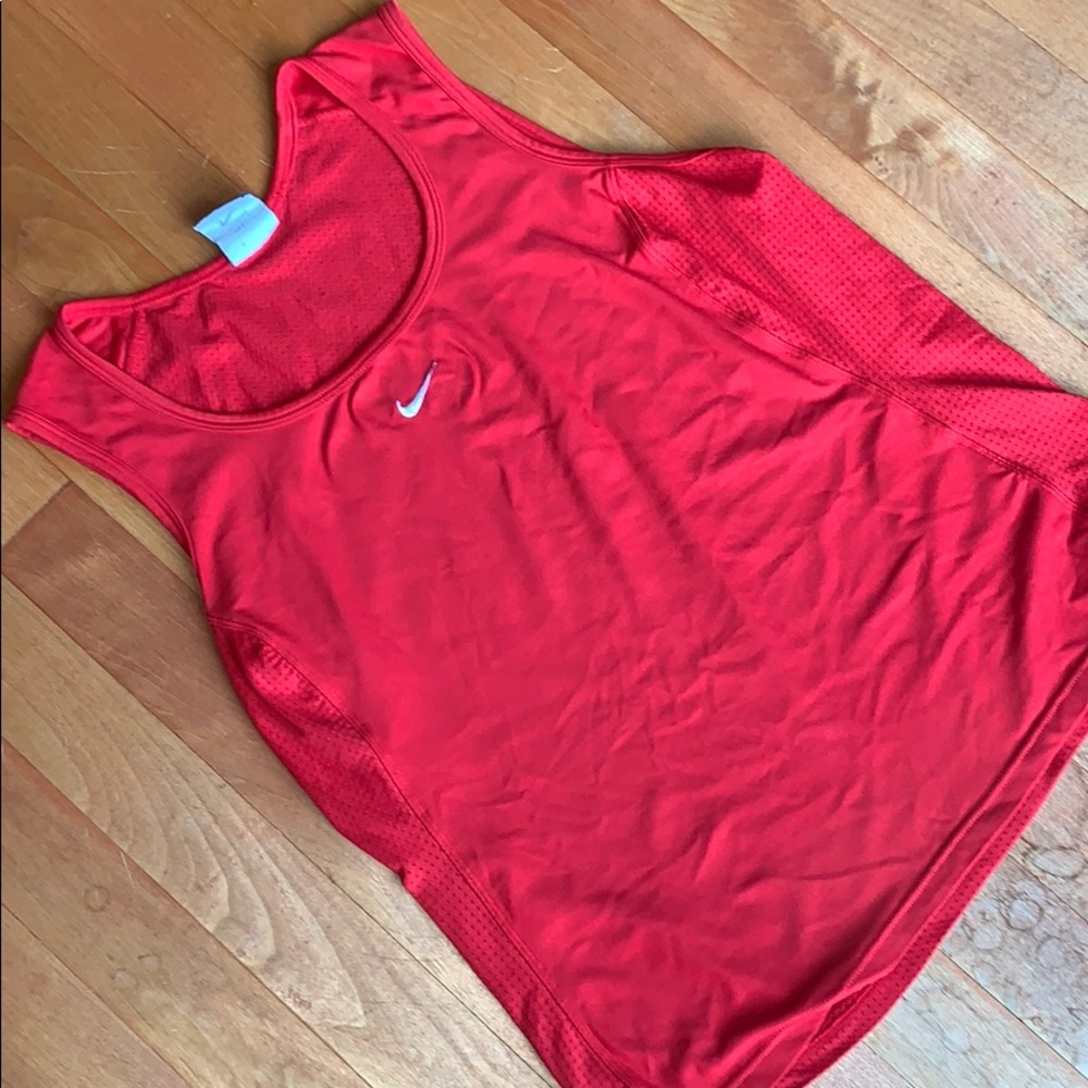 Vintage Red Nike Tank Top
